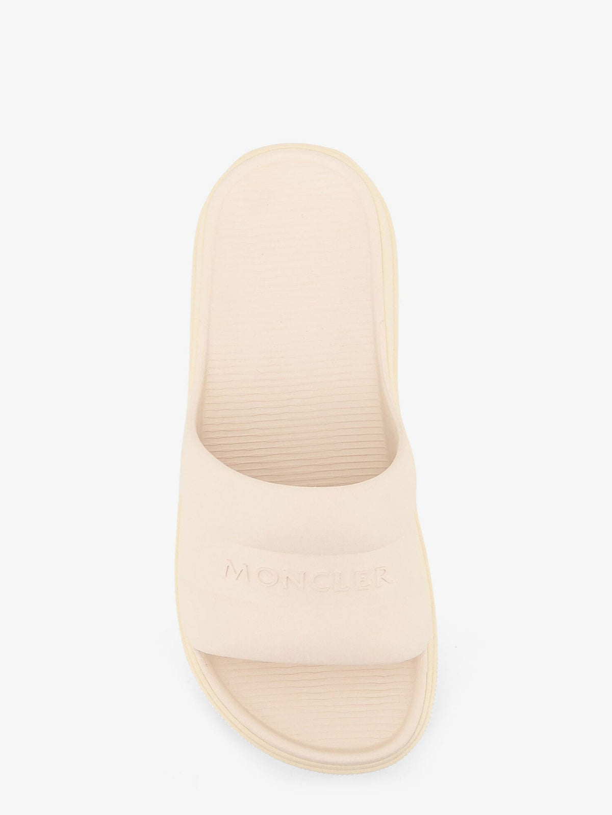 Moncler Altive rubber sandals - Avorio