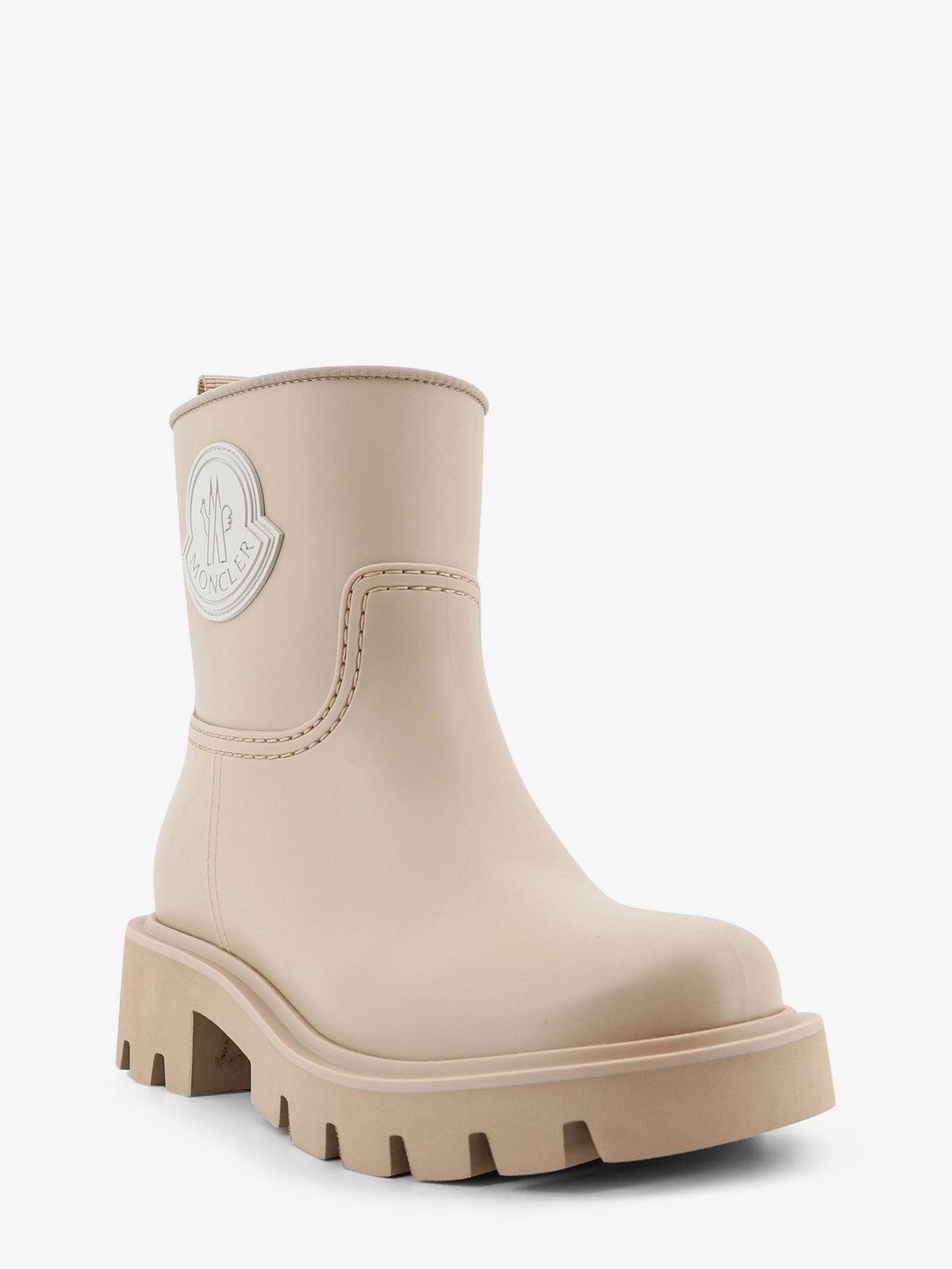 Moncler Kickstream rubber rainboots - Beige