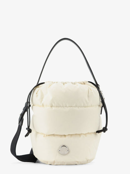 Moncler Caradoc Water-Repellent Bucket Bag - Bianco