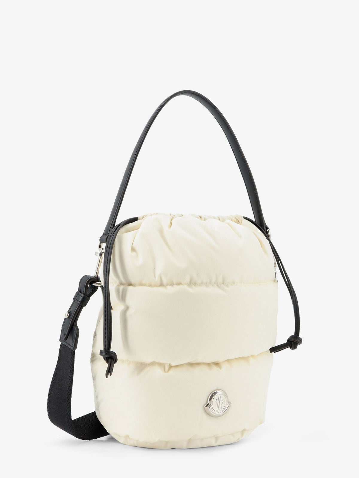 Moncler Caradoc Water-Repellent Bucket Bag - Bianco