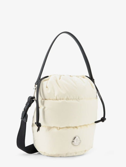 Moncler Caradoc Water-Repellent Bucket Bag - Bianco