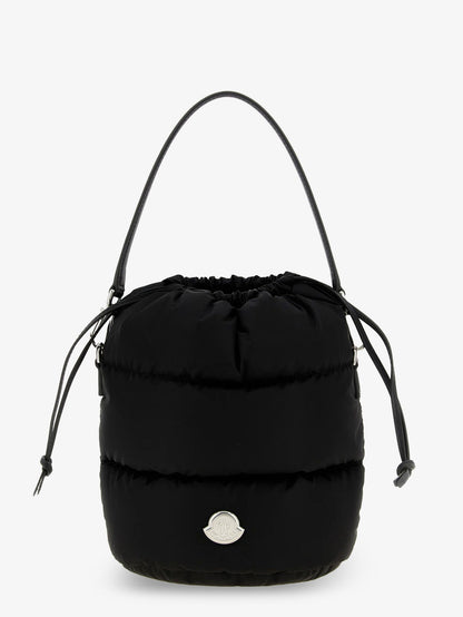 Moncler Caradoc nylon bucket bag - Bianco