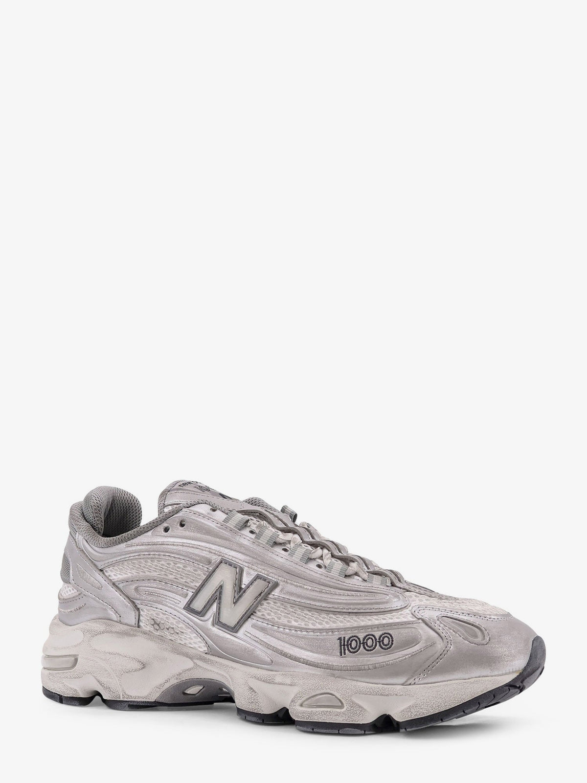New Balance 1000 low-top mesh sneakers - Silver Metallic
