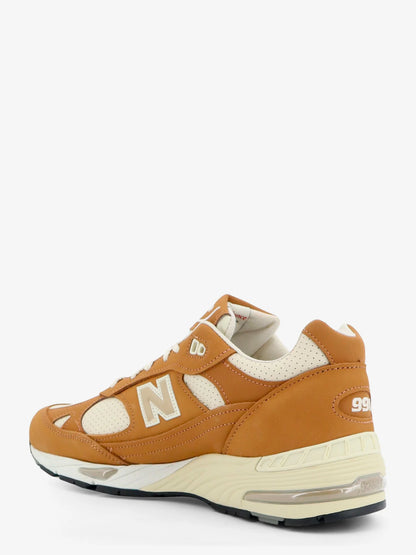 New Balance 991 Tier Leather Sneakers With Iconic Side Logo