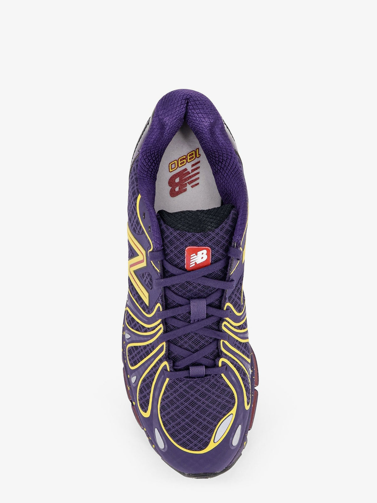 New Balance 18909 mesh sneakers with contrasting side logo - Bordeaux