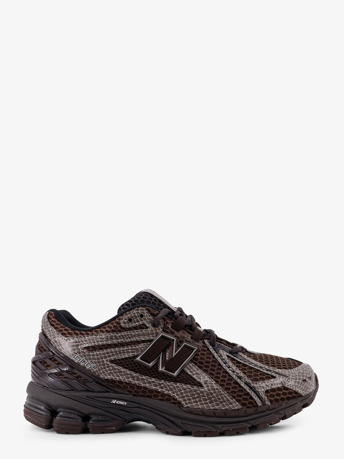 New Balance 19062 mesh sneakers with logo on the side - Grigio/Marrone