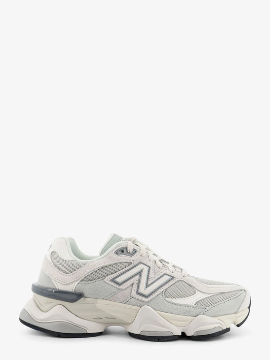 New Balance U90602 Mesh And Suede Sneakers With Embroidered Logo