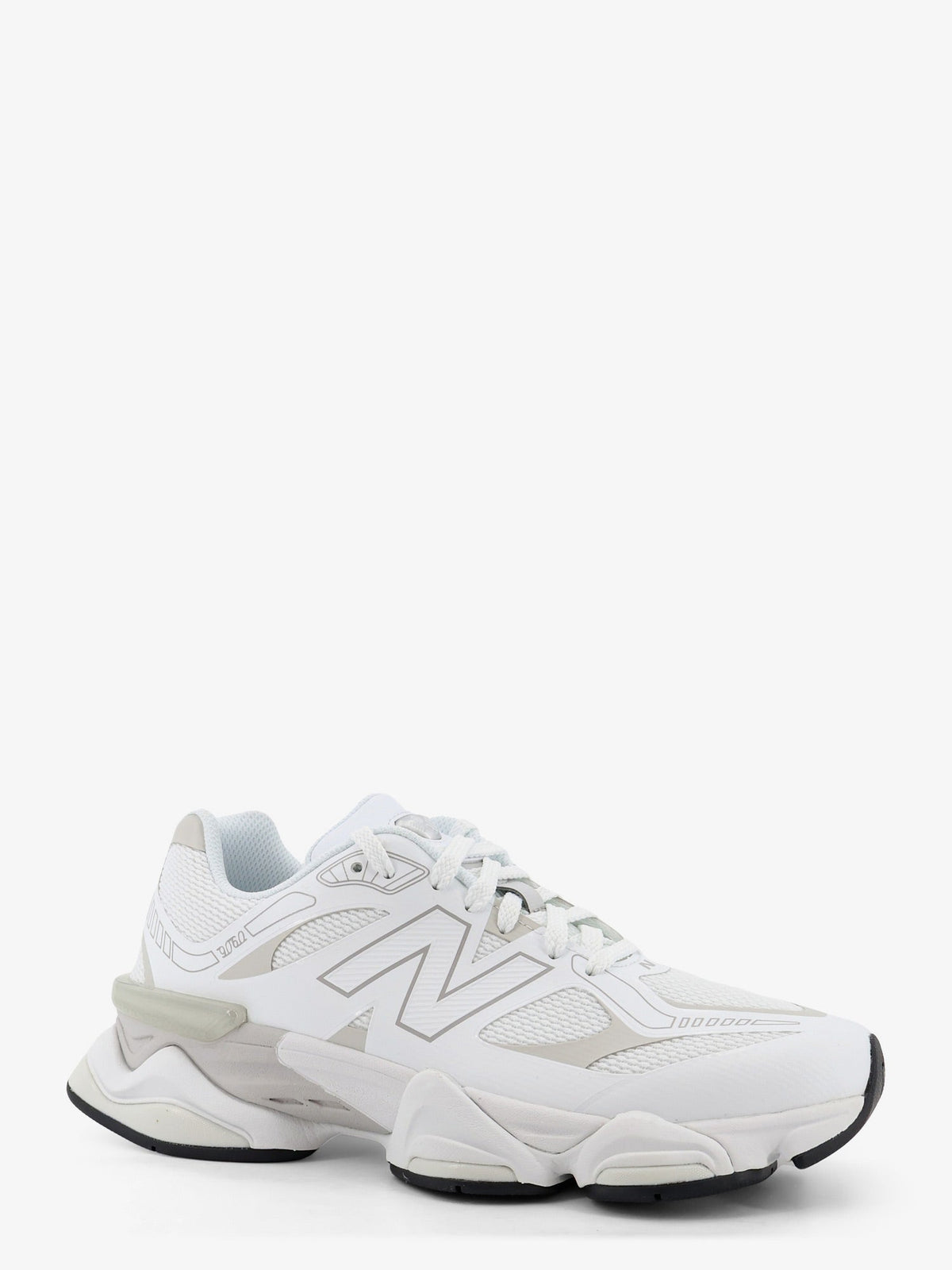 New Balance U90608 mesh sneakers with side logo - Bianco Grigio