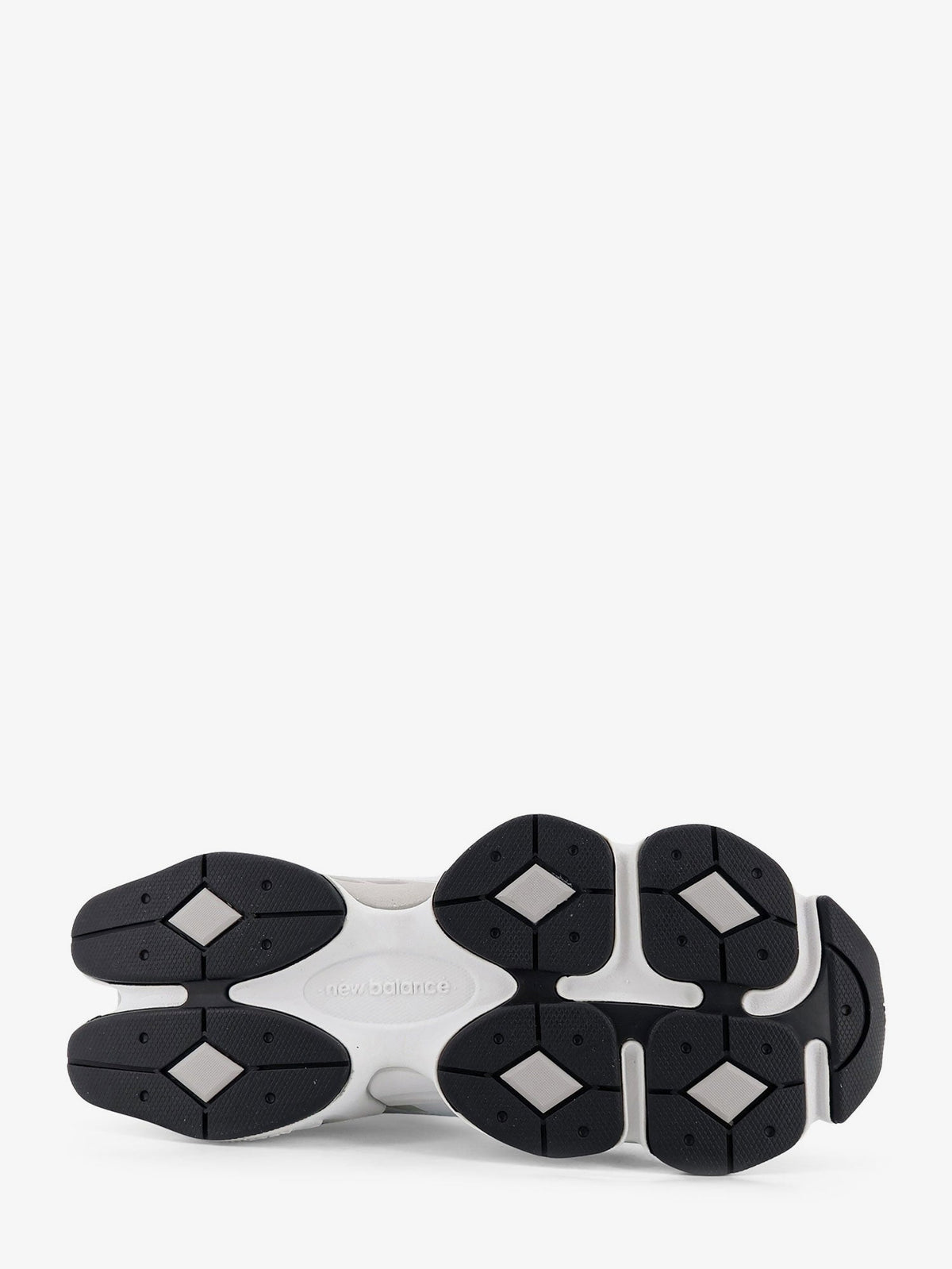 New Balance U90608 mesh sneakers with side logo - Bianco Grigio