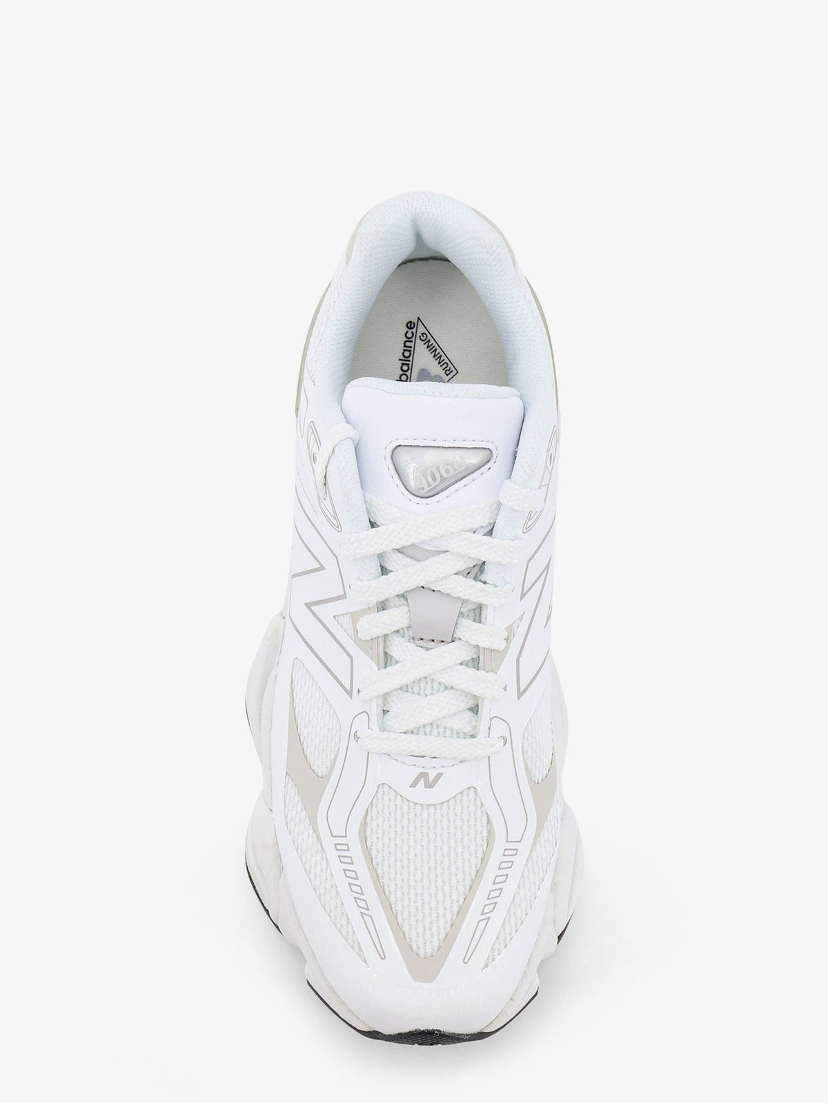 New Balance U90608 mesh sneakers with side logo - Bianco Grigio