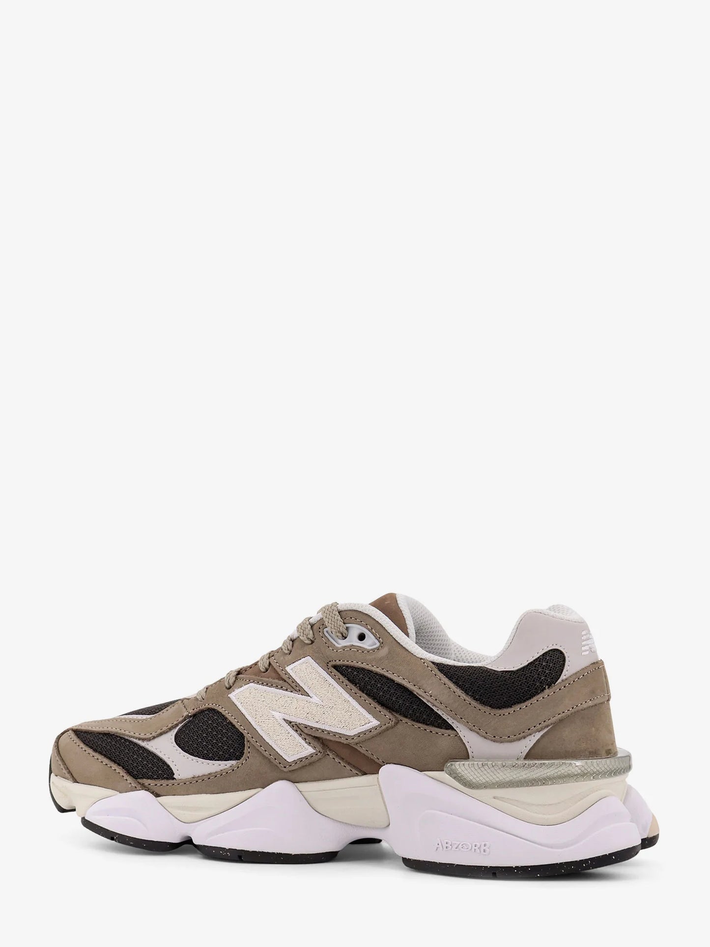 NEW BALANCE - 9060 low-top mesh sneakers with suede interts