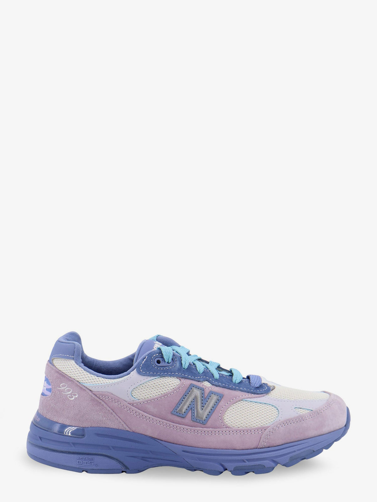 New Balance U9935 mesh and suede sneakers - Viola