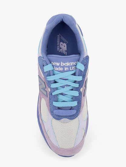 New Balance U9935 mesh and suede sneakers - Viola