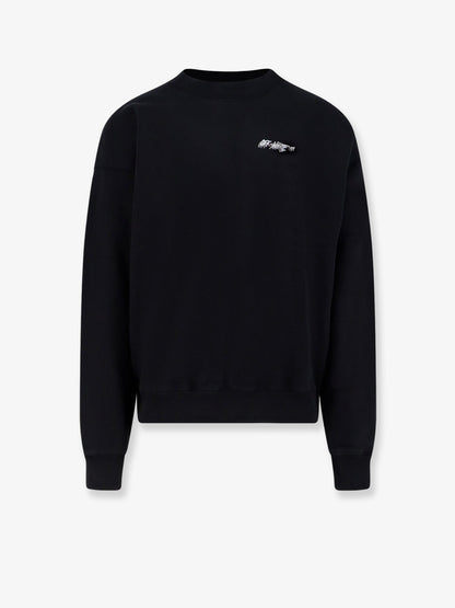 Off White Cotton sweatshirt - Black
