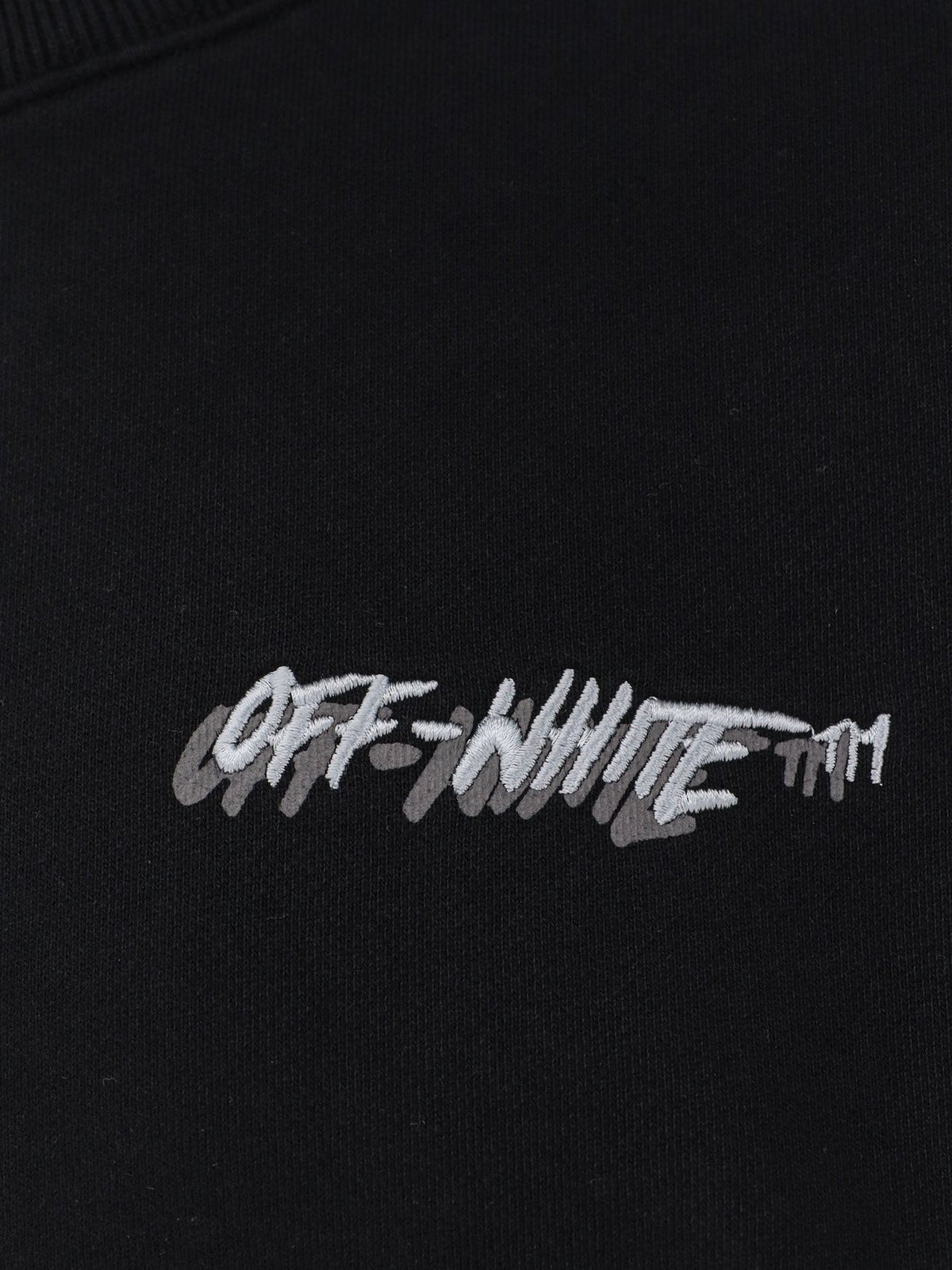 Off White Cotton sweatshirt - Black