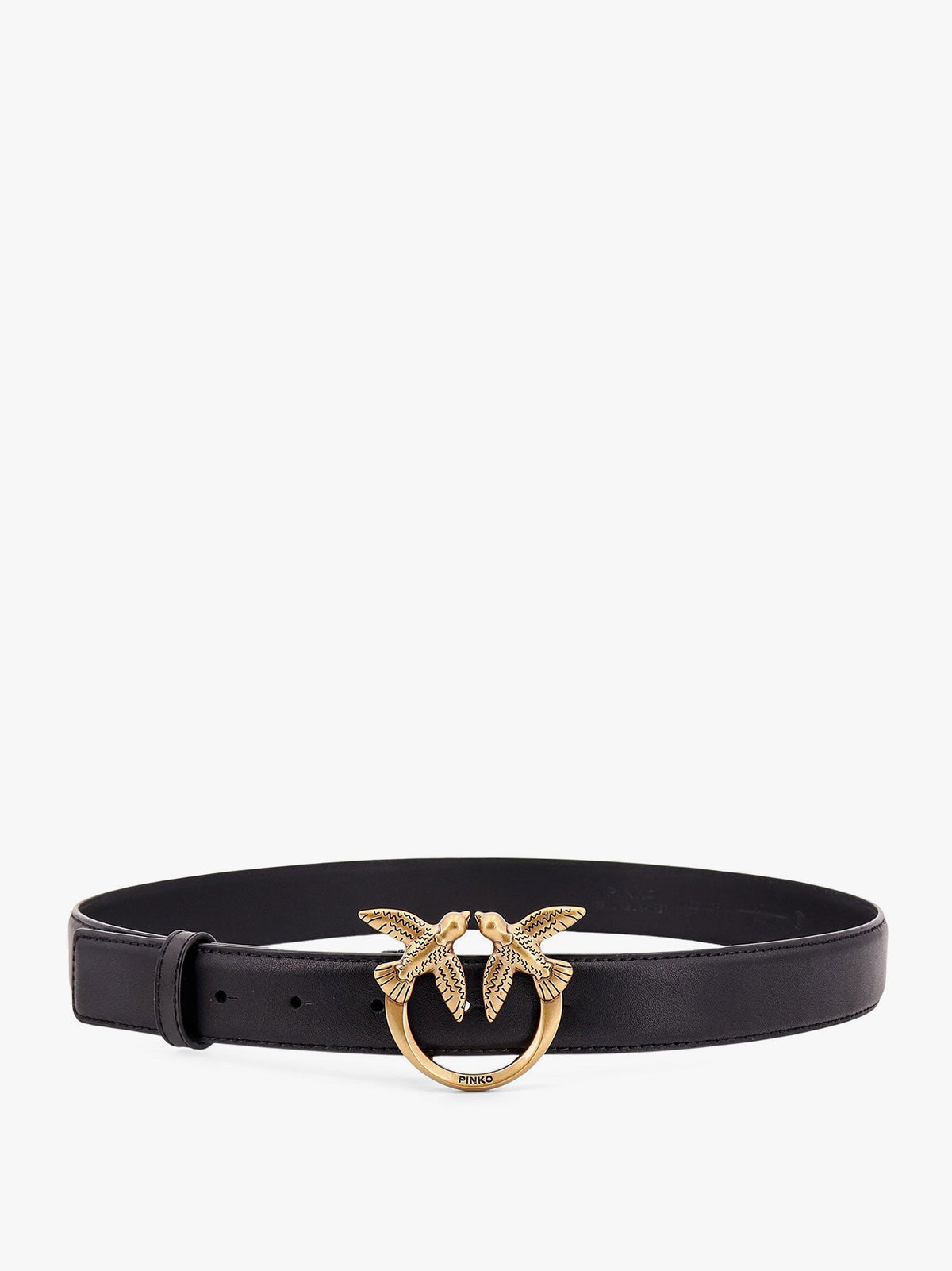 Pinko Berry leather belt - Nero