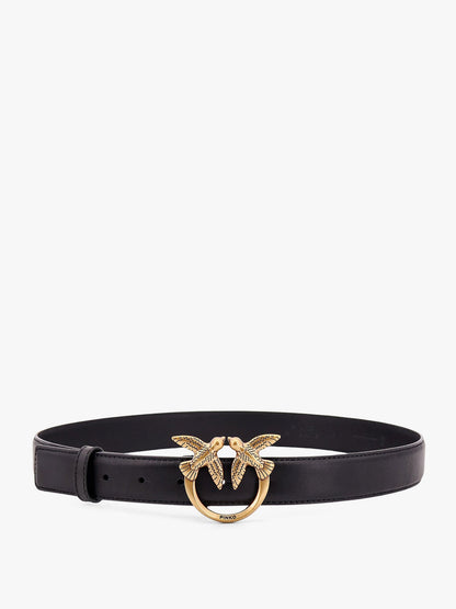Pinko Berry leather belt - Nero