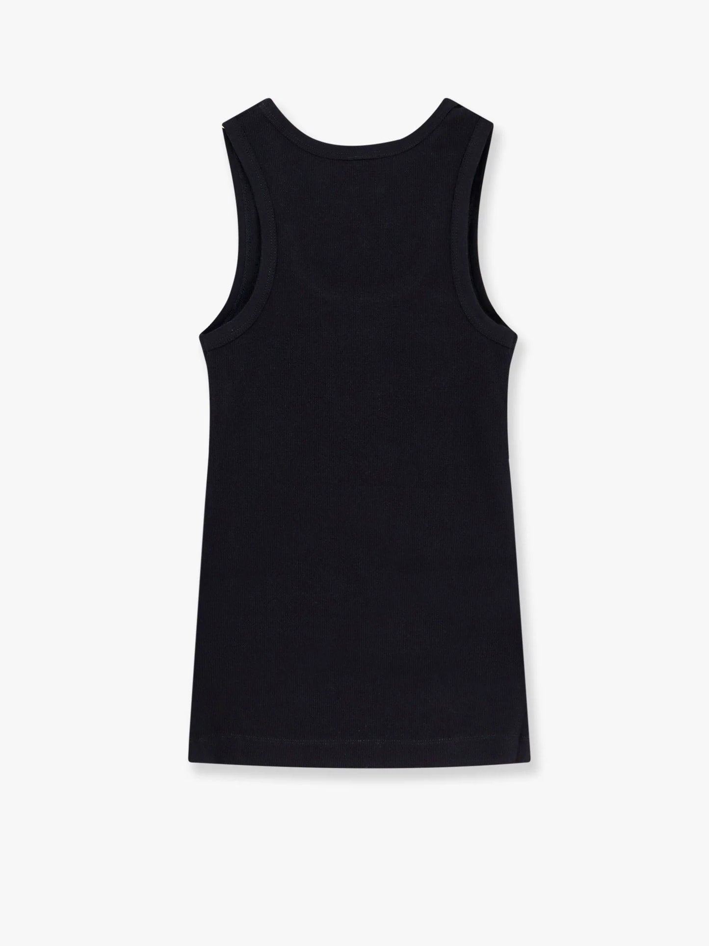 Pinko Calcolatore Cotton Tank Top With Love Birds Logo On The Front
