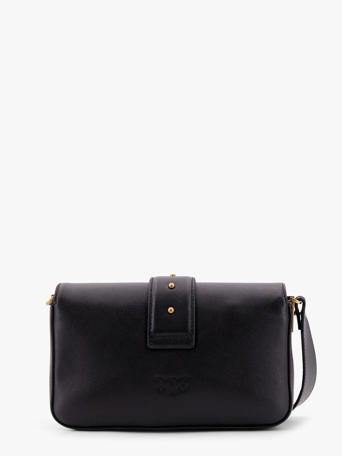 Pinko Mini Love Bag leather crossbody bag - Nero