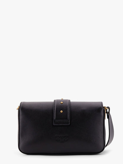 Pinko Mini Love Bag leather crossbody bag - Nero