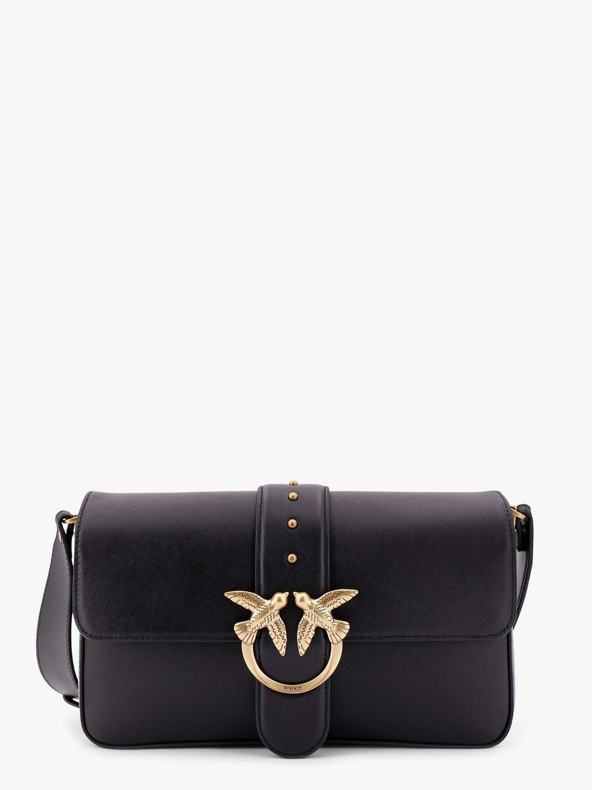 Pinko Love One Classic leather shoulder bag - Nero