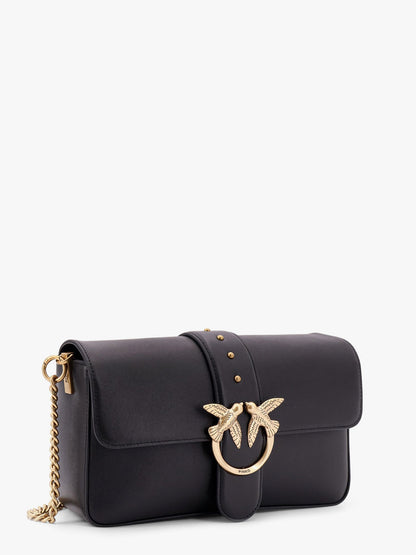 Pinko Love One Classic leather shoulder bag - Nero