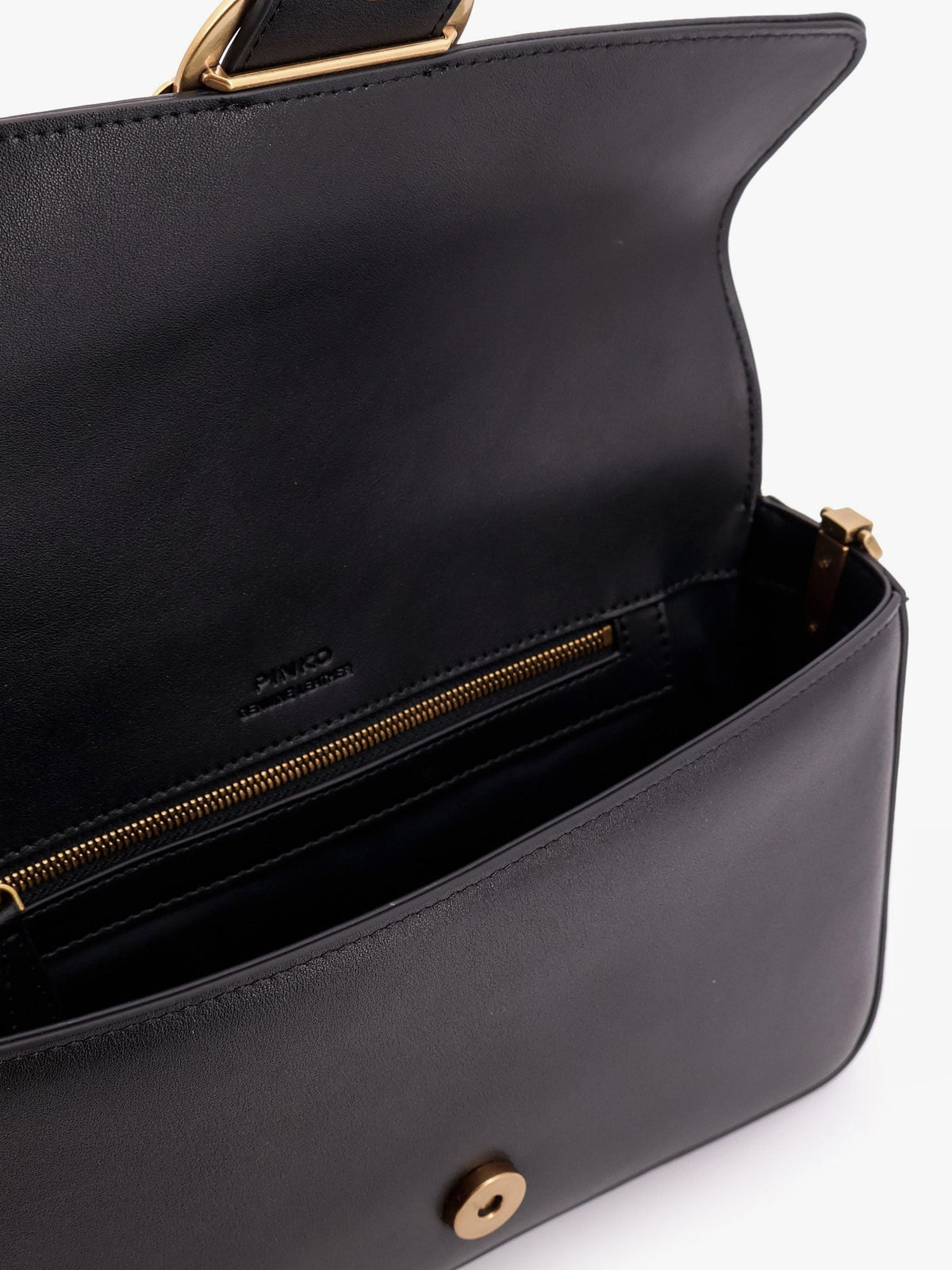 Pinko Love One Classic leather shoulder bag - Nero