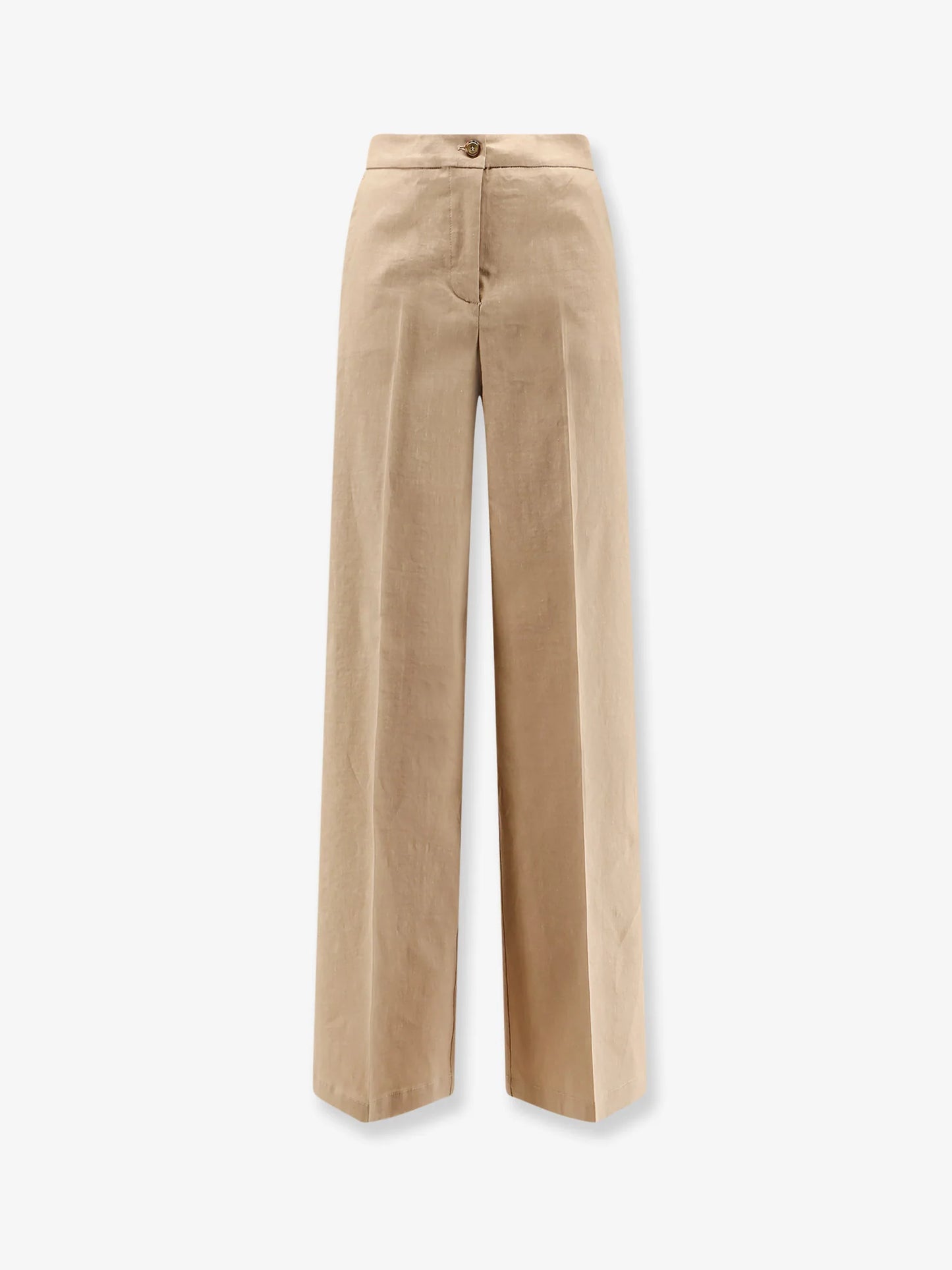 Pinko Jacopone Linen And Viscose Trousers