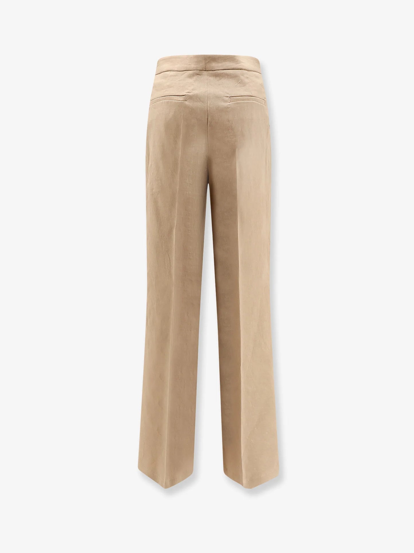 Pinko Jacopone Linen And Viscose Trousers