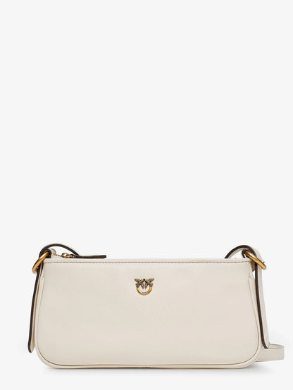 Pinko Mini Half Moon Leather Crossbody Bag
