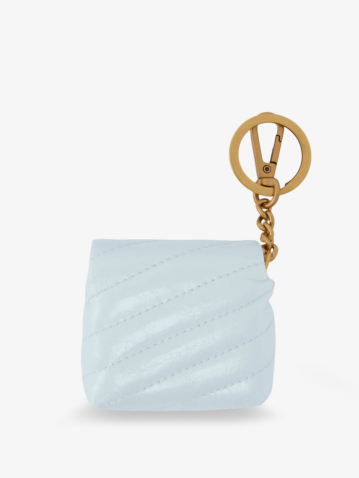 Pinko Leather AirPods Case - Azzurro
