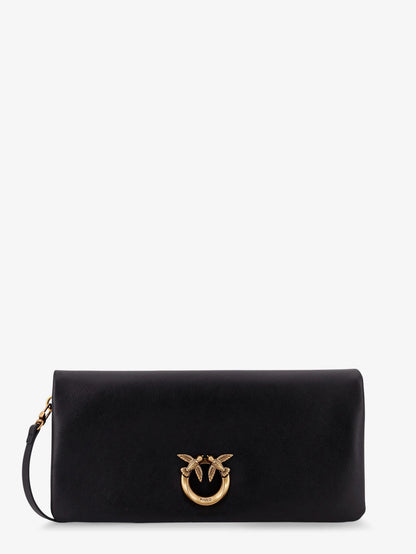 Pinko Click Soft Horizontal Leather Crossbody Bag