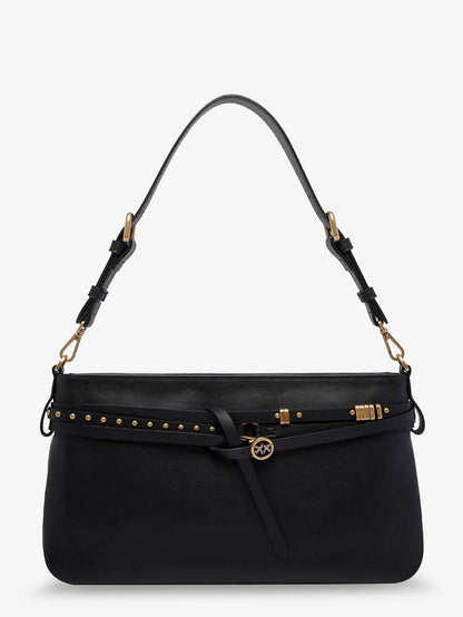 Pinko Leather Belt Bag crossbody bag - Nero