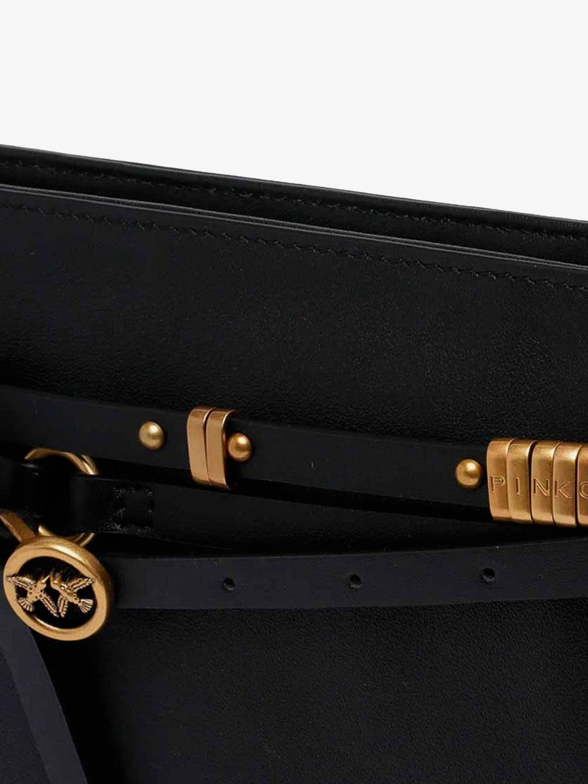 Pinko Leather Belt Bag crossbody bag - Nero