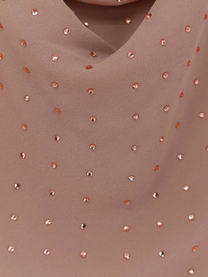 Pinko Farro Long Dress With Rhinestones