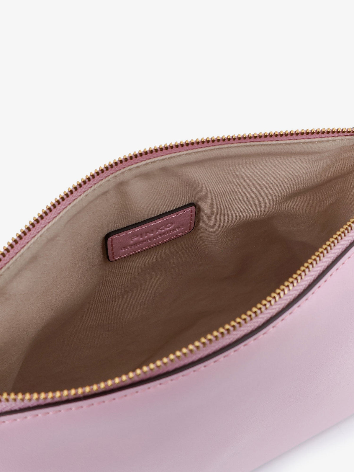 Pinko Leather beauty case - Rosa