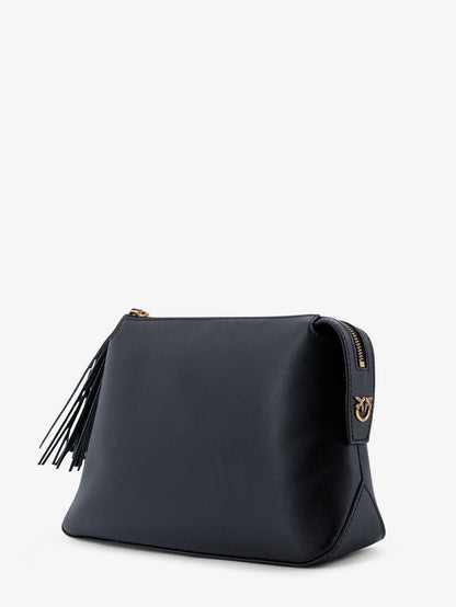 Pinko Leather beauty case - Nero