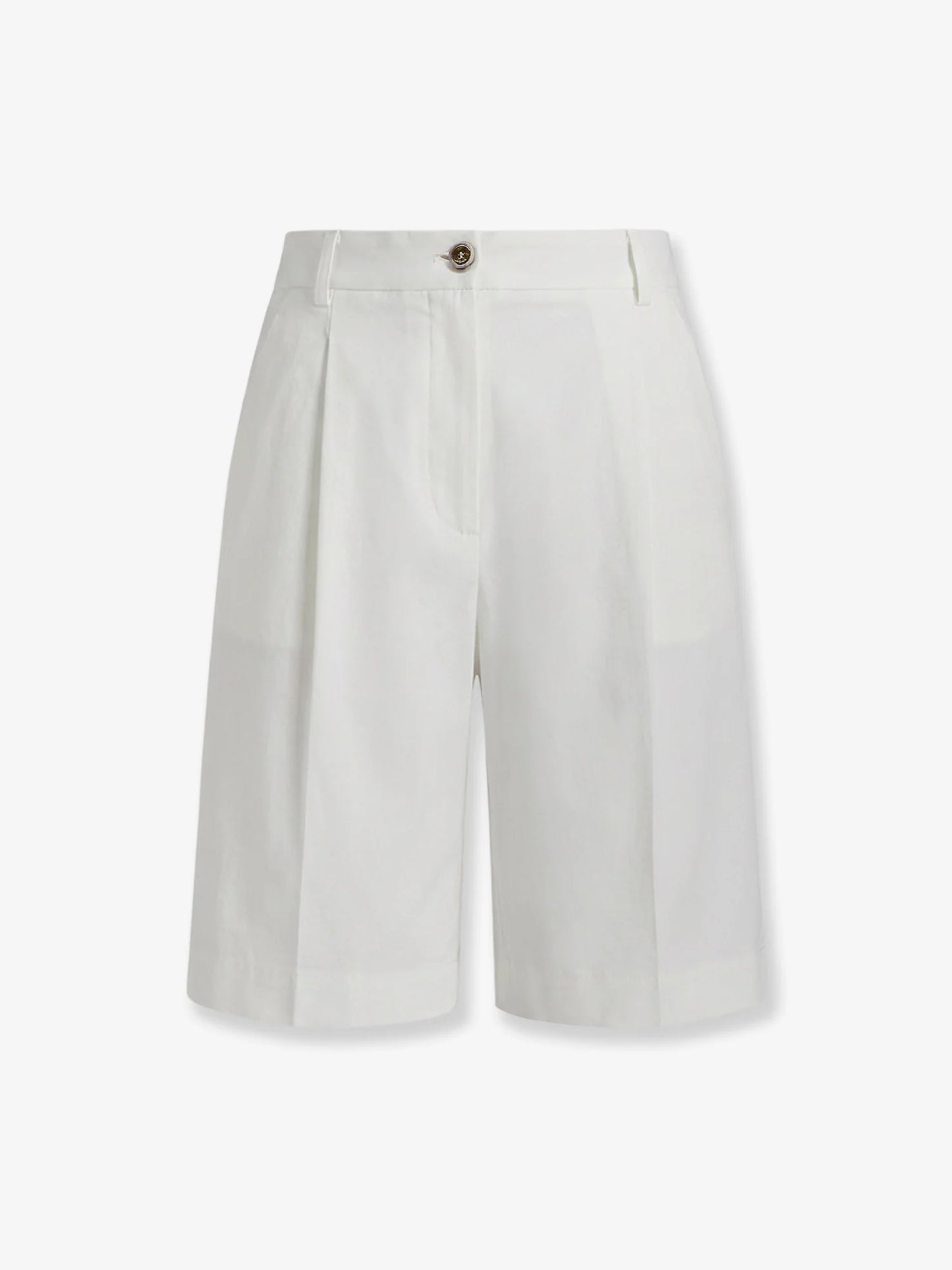 Pinko Byrana Linen And Viscose Shorts