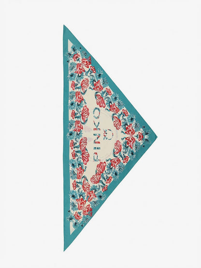 Pinko Swing  Triangle Foulard - Panna/Verde
