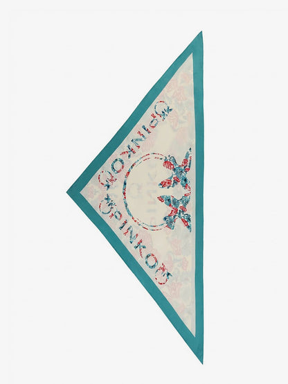 Pinko Swing  Triangle Foulard - Panna/Verde