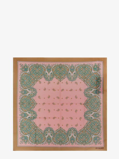 Pinko Valzer cotton foulard - Rosa