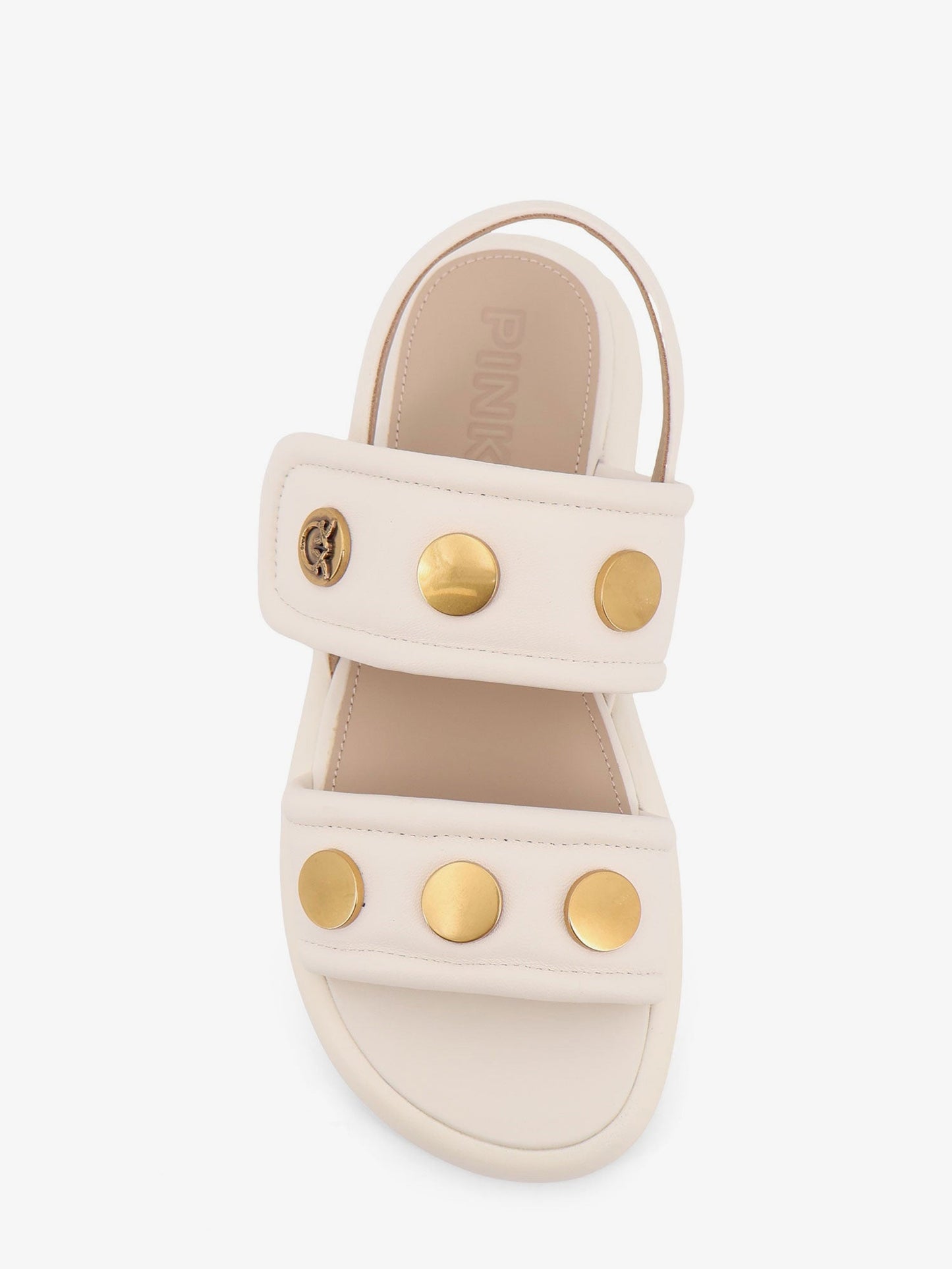 Pinko Fiona Low Leather Sandals