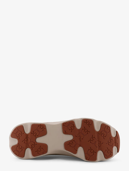 Pinko Nylon Sneakers With Leather Inserts