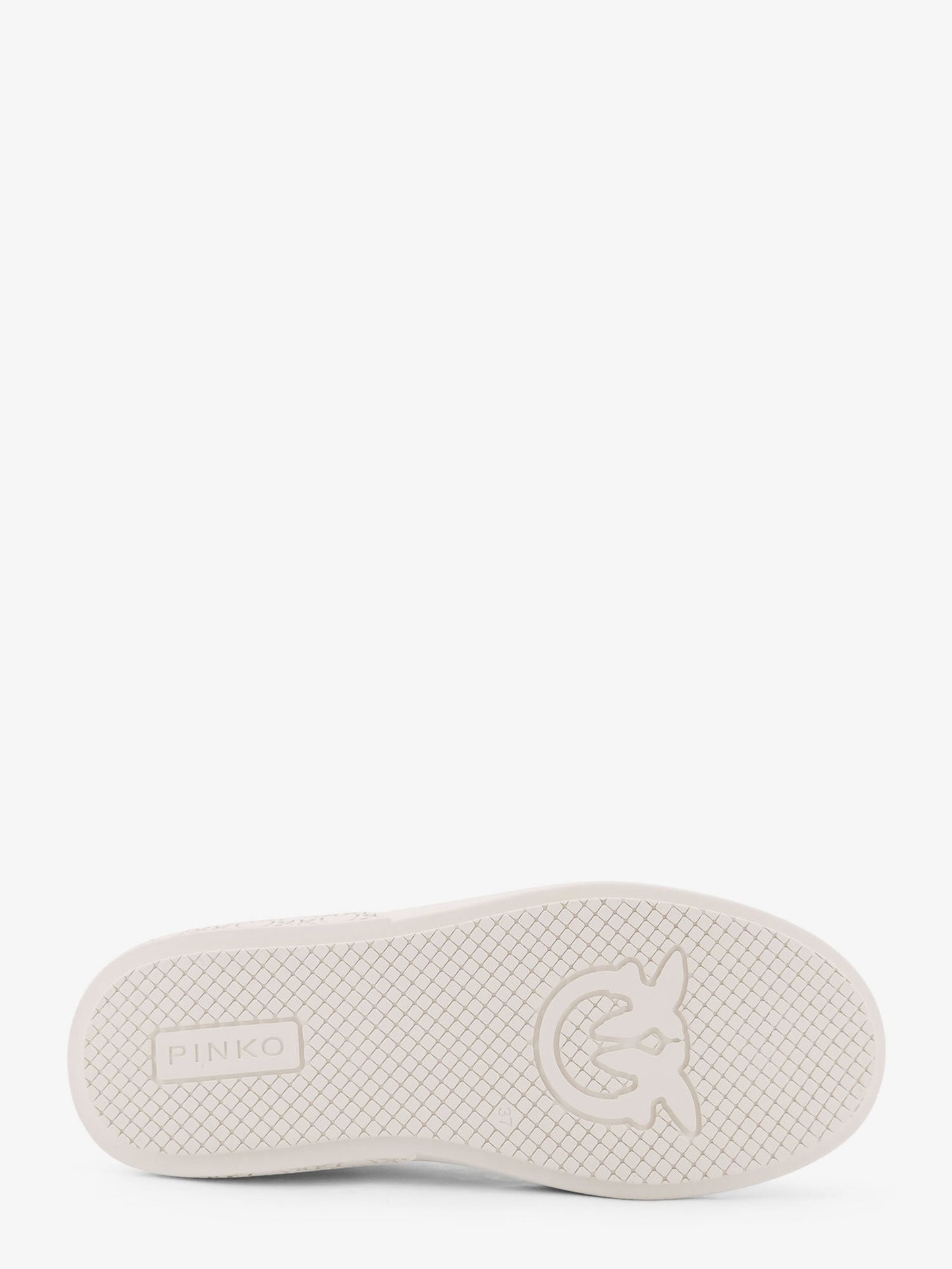 Pinko Yoko Leather Sneakers With Mesh Inserts
