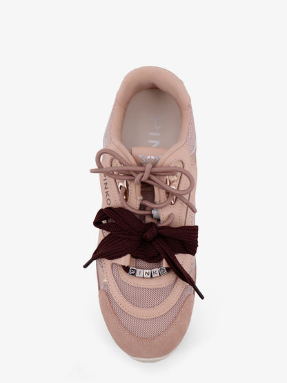 Pinko Yulia Mesh Sneakers With Suede Inserts