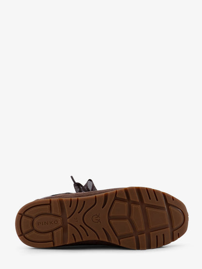 Pinko Yulia Suede Sneakers With Nylon Inserts