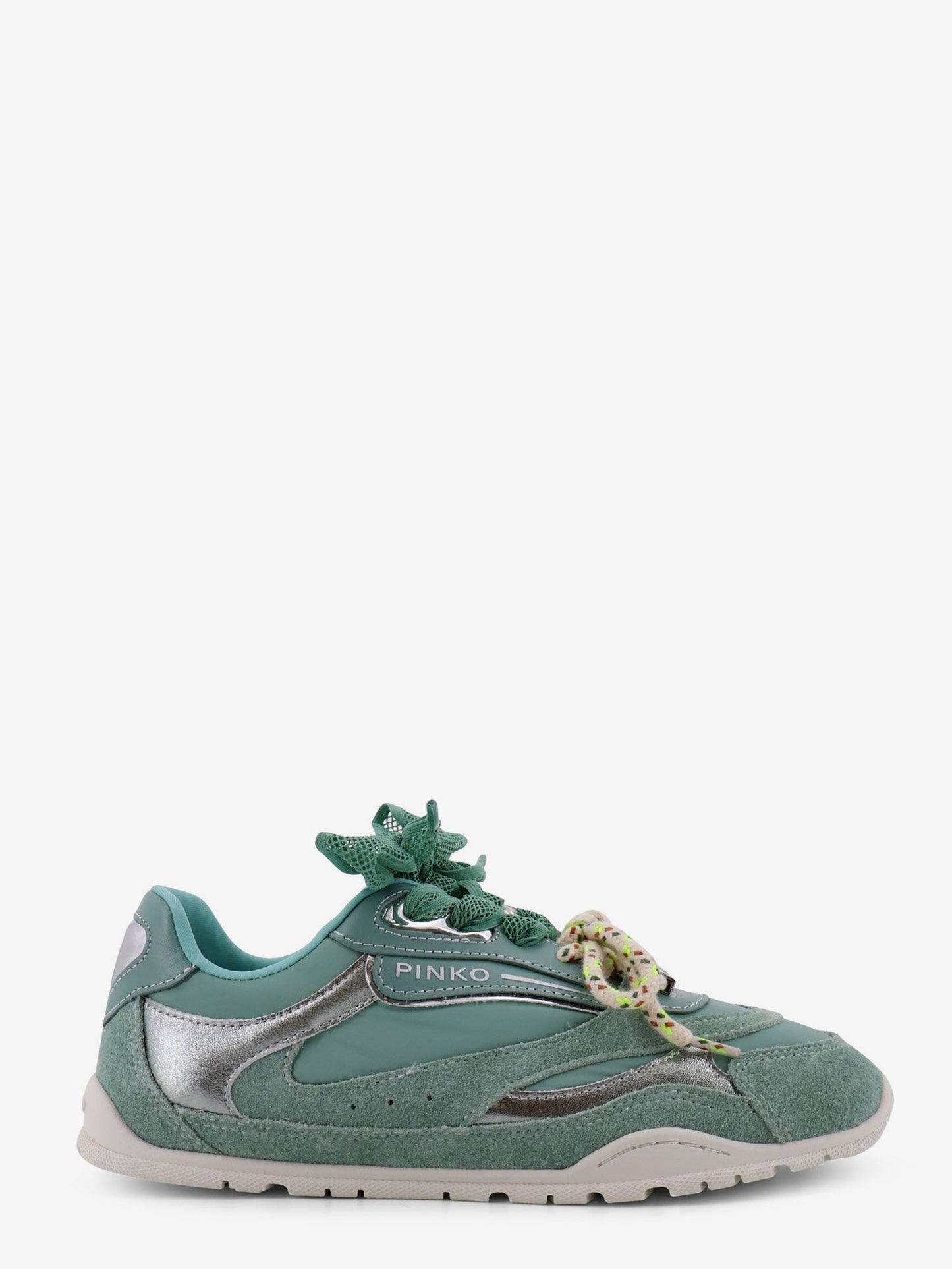 Pinko Yulia Suede Sneakers With Nylon Inserts
