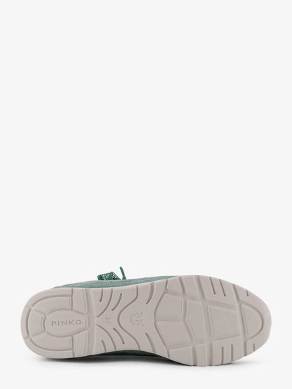 Pinko Yulia Suede Sneakers With Nylon Inserts