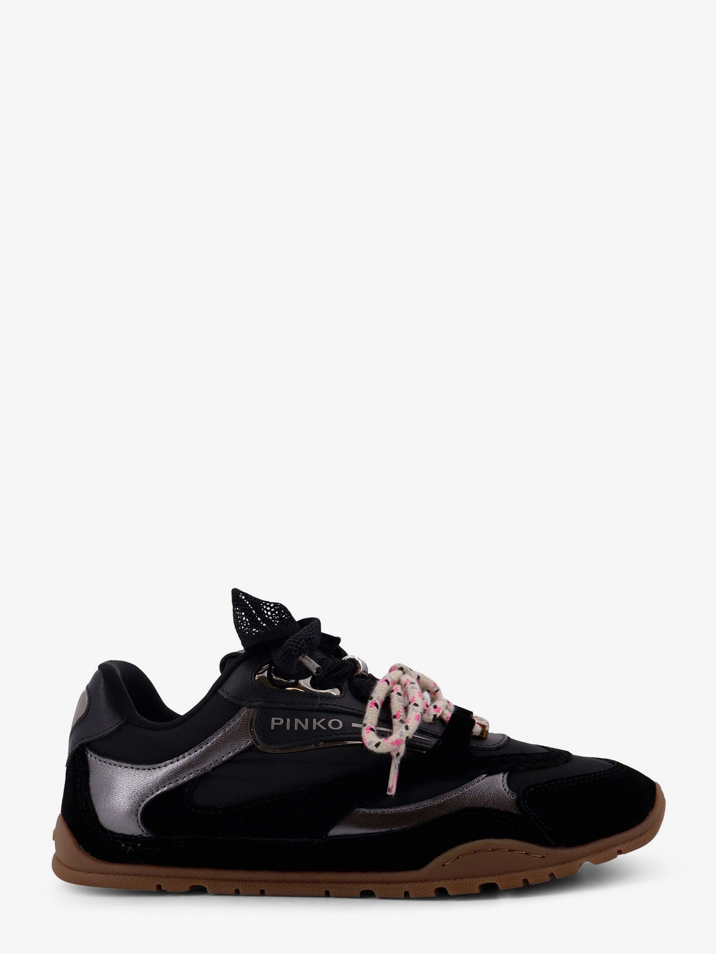 Pinko Yulia Suede Sneakers With Nylon Inserts