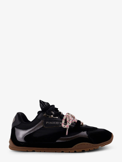 Pinko Yulia Suede Sneakers With Nylon Inserts